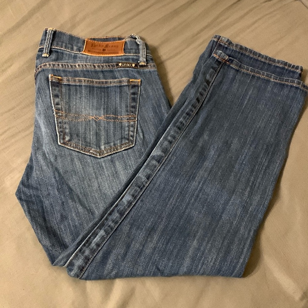 Lucky Brand Sweet’n Crop Denim Blue Jeans Women’s Size 4 - Picture 5 of 5